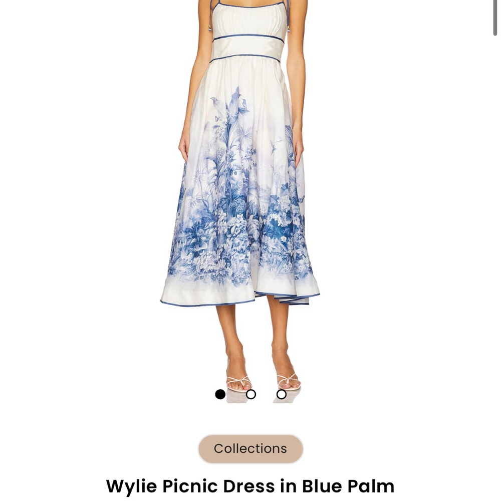 Zimmerman Wylie Blue and White Picnic Dress